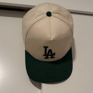 47 Cream and Green Baseball Cap